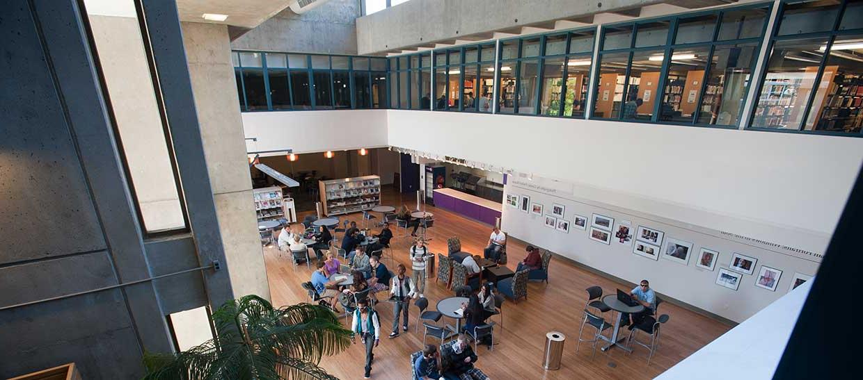 Interior of Library Building